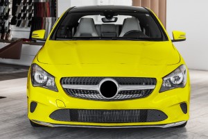 MERCEDES CLA C117 W117 2017-2019 PO FACELIFTINGU CHROMOWANA LISTWA PRZEDNIEGO ZDERZAKA ŚRODKOWA A1178854900