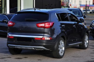 KIA SPORTAGE III SL 2010-2015 OSŁONY ZDERZAKÓW WYDECH