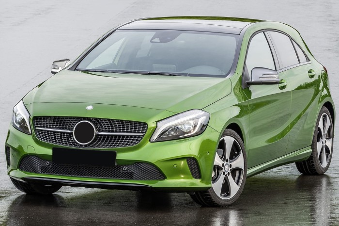 MERCEDES KLASA A W176 2012-2018 OZDOBNE NAKŁADKI NA LUSTERKA