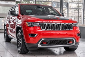 JEEP GRAND CHEROKEE IV WK2 2017-2021 PO LIFTINGU ZAŚLEPKA HALOGENU KRATKA ZDERZAKA PRAWA CHROM 68261710AA