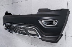 JEEP GRAND CHEROKEE IV WK2 2017-2021 DRUGI FACELIFTING KOMPLETNY ZDERZAK PRZEDNI Z GRILLEM 6EB83TZZAA
