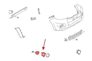 TOYOTA HILUX VII AN20 2011-2015 PO FACELIFTINGU LAMPA PRZECIWMGIELNA PRAWA PRZEDNIA 812100K080
