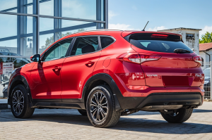 HYUNDAI TUCSON III TL 2015-2018 PRZED FACELIFTINGIEM SPOILER DYFUZOR TYLNEGO ZDERZAKA 86665D3100