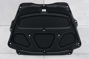PORSCHE CAYENNE II 92A 2010-2014 PRZED FACELIFTINGIEM WYGŁUSZENIE MASKI 95855683100