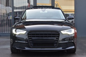 AUDI A6 C7 4G 2011-2015 PRZED FACELIFTINGIEM RAMKA GRILLA CZARNA 4G0853651A