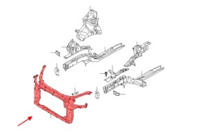 HYUNDAI i10 2011+ PAS PRZEDNI 641010X300