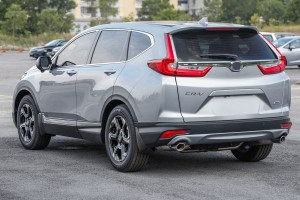 HONDA CR-V V 2018-2023 LISTWA ZDERZAKA TYLNEGO CZARNA PRAWA 71514TLAA11