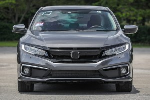 HONDA CIVIC X 2019-2021 PO FACELIFTINGU LISTWA GRILLA LEWA CZARNA 71129TEGA51