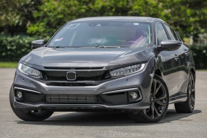HONDA CIVIC X 2019-2021 PO FACELIFTINGU LISTWA GRILLA LEWA CZARNA 71129TEGA51