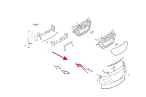 HYUNDAI i30 II GD 2011-2017 LAMPA PRZECIWMGIELNA DRL LED PRAWA 92202A6100