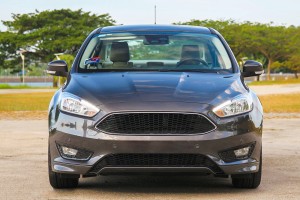 FORD FOCUS MK3 III 2014-2018 PO FACELIFTINGU DOKŁADKA PRZEDNIEGO ZDERZAKA SPOILER F1EJ17F017A