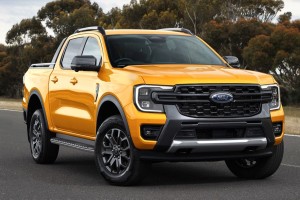 FORD RANGER T8 2018+ PODWÓJNA KABINA RELINGI DACHOWE