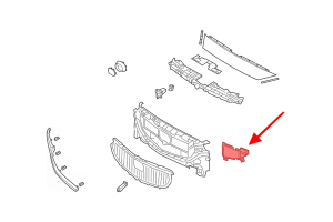 MAZDA 6 III GL 2018+ DRUGI FACELIFTING OSŁONA ATRAPY WSPORNIK LEWY GSH750164