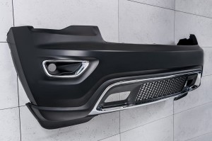JEEP GRAND CHEROKEE IV WK2 2017-2021 DRUGI FACELIFTING KOMPLETNY ZDERZAK PRZEDNI Z GRILLEM 6EB83TZZAA