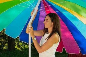PARASOL PLAŻOWY OGRODOWY 225 cm