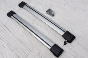 SKODA KAROQ 2017-2021 BELKI POPRZECZNE PŁASKIE DO RELINGÓW