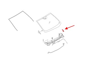 HYUNDAI ELANTRA V MD 2010-2015 OSŁONA POKRYWA ZAŚLEPKA PODSZYBIA LEWA 861533X000
