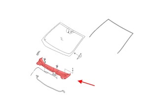 HYUNDAI ELANTRA V MD 2010-2013 PRZED FACELIFTINGIEM PODSZYBIE PRZEDNIE 861503X000