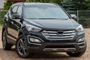 HYUNDAI SANTA FE III DM 2012-2015 PRZED FACELIFTINGIEM LAMPA PRZECIWMGIELNA + LAMPA DRL LED DO JAZDY DZIENNEJ PRAWA 92202A1010