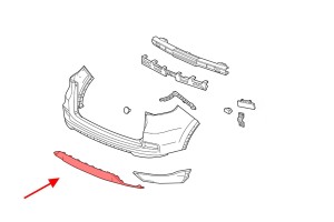 HONDA CR-V IV 2015-2018 PO FACELIFTINGU ZDERZAK TYLNY DOLNY 71510T1WA01