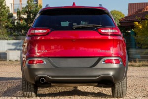 JEEP CHEROKEE V KL 2014-2018 PRZED FACELIFTINGIEM SPOILER TYLNEGO ZDERZAKA CZARNY 1 WYDECH 68210025AA