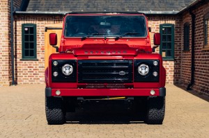 LAND ROVER DEFENDER 90/110 LAMPY PRZEDNIE LEDOWE 7'' HALO EYES