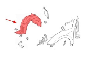 HONDA CR-V V 2018-2023 NADKOLE PRZEDNIE LEWE 74150TLAA00