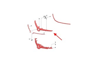 TOYOTA COROLLA XII E21 2019+ SEDAN KOMPLETNY GRILL GÓRNY PRZEDNI 5311102C90