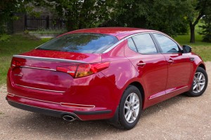 KIA OPTIMA III TF 2010-2013 PRZED FACELIFTINGIEM NAKŁADKI NA TYLNE LAMPY PRZECIWMGIELNE