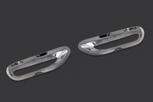 NISSAN X-TRAIL III T32 2014-2017 PRZED LIFTINGIEM NAKŁADKI LAMP PRZECIWMGIELNYCH TYLNYCH