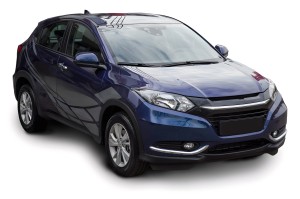 HONDA HR-V II RU 2015-2018 PRZED FACELIFTINGIEM OZDOBNE NAKŁADKI PRZEDNICH LAMP PRZECIWMGIELNYCH