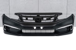HONDA CIVIC X 2019-2021 PO FACELIFTINGU KOMPLETNY ZDERZAK PRZEDNI Z GRILLEM 04711TBAA50ZZ