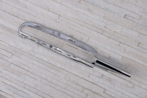 MERCEDES R-CLASS W251 2009-2013 PO FACELIFTINGU CHROMOWANA LISTWA KRATKI PRZEDNIEGO ZDERZAKA PRAWA A2518853823