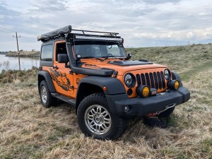 JEEP WRANGLER JK 2007-2018 2D BAGAŻNIK DACHOWY Z KOSZEM