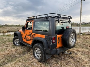 JEEP WRANGLER JK 2007-2018 2D BAGAŻNIK DACHOWY Z KOSZEM