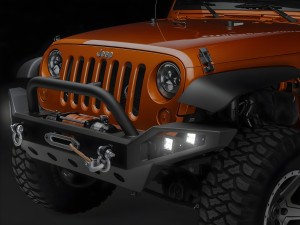 JEEP WRANGLER JK 2007-2018 ZDERZAK PRZEDNI LP2