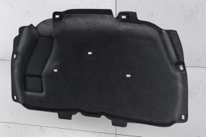 VOLVO S40 II 2004-2012 WYGŁUSZENIE MASKI KOMPLET ZE SPINKAMI 30715979