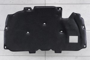 VOLVO S40 II 2004-2012 BENZYNA WYGŁUSZENIE MASKI KOMPLET ZE SPINKAMI 30740133
