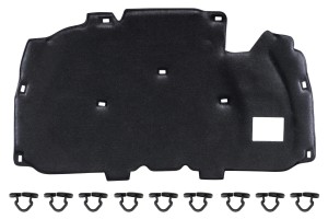 VOLVO V50 2004-2012 BENZYNA WYGŁUSZENIE MASKI KOMPLET ZE SPINKAMI 30740133