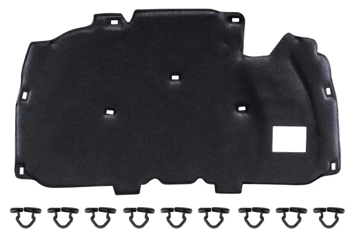 VOLVO V50 2004-2012 BENZYNA WYGŁUSZENIE MASKI KOMPLET ZE SPINKAMI 30740133