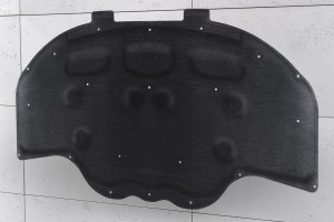 MERCEDES C-CLASS W204 2007-2014 WYGŁUSZENIE MASKI KOMPLET ZE SPINKAMI A2046820626