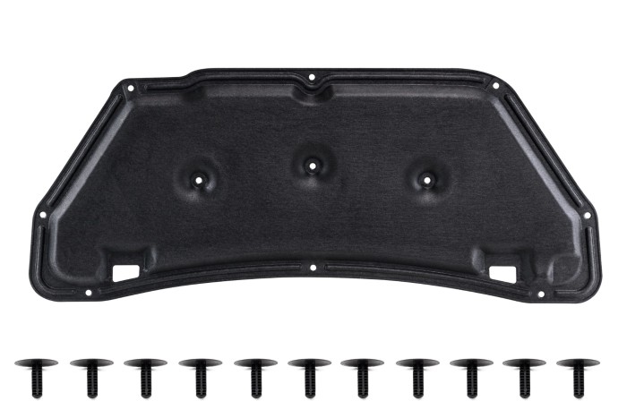 MAZDA CX-5 I KE 2012-2017 WYGŁUSZENIE MASKI KOMPLET ZE SPINKAMI KD6256681A