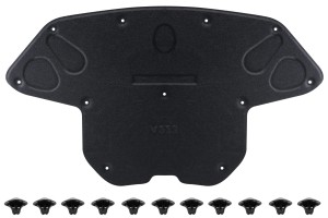 MERCEDES S-CLASS W223 2020+ WYGŁUSZENIE MASKI KOMPLET ZE SPINKAMI A2236820802