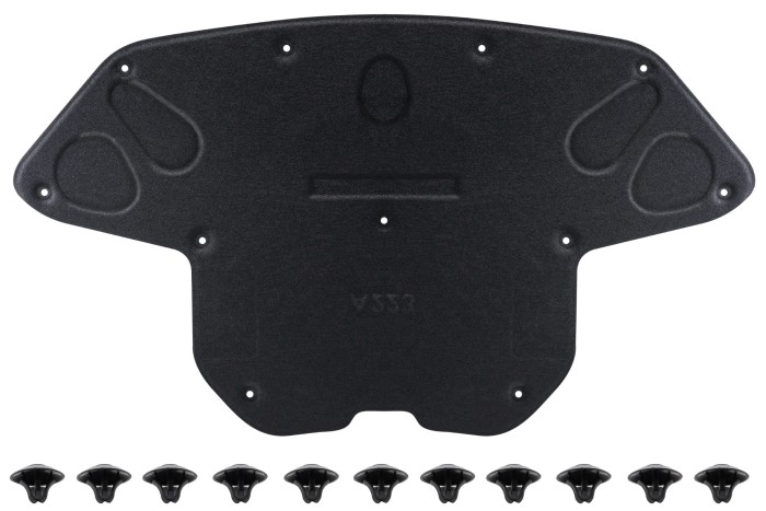 MERCEDES S-CLASS W223 2020+ WYGŁUSZENIE MASKI KOMPLET ZE SPINKAMI A2236820802