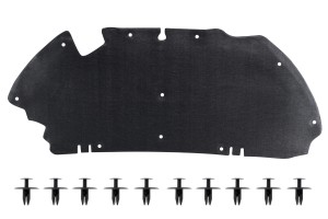 CITROEN C4 II 2010-2018 WYGŁUSZENIE MASKI KOMPLET ZE SPINKAMI 9674570780