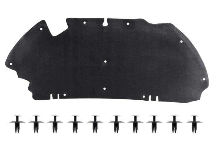 CITROEN C4 II 2010-2018 WYGŁUSZENIE MASKI KOMPLET ZE SPINKAMI 9674570780