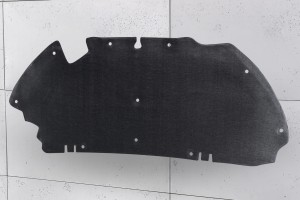 CITROEN C4 II 2010-2018 WYGŁUSZENIE MASKI KOMPLET ZE SPINKAMI 9674570780