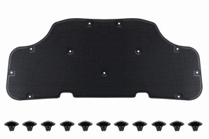 MERCEDES GLB X247 2019+ WYGŁUSZENIE MASKI KOMPLET ZE SPINKAMI A2476822800