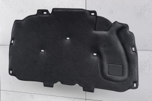 VOLVO C30 2006-2012 WYGŁUSZENIE MASKI KOMPLET ZE SPINKAMI 30715979