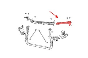 DODGE DURANGO III 2010+ OKULAR PASA PRZEDNIEGO LEWY 5156117AA